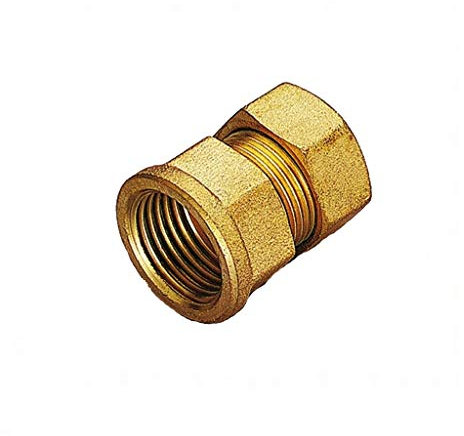 Raccordo A Compressione Dritto Femmina 12 X 1/2 Per Rame Tiemme