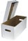 Davpack Cardboard Vinyl Storage Boxes - For 7 inch Vinyls - Pack of 10-480L x 199W x 200H mm - 7” Record Storage Boxes