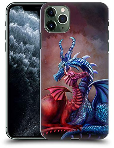 Head Case Designs Officially Licensed Rose Khan Blue And Red Dragons Hard Back Case Compatible With Apple iPhone 11 Pro Max
