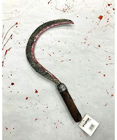 Stylex Party Super Hard Foam Sickle Knife Halloween Vampire Weapons PU Foam Fancy Dress Movie TV Props