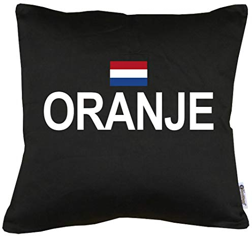 TShirt-People Oranje Niederlande Holland Vintage Flagge Fahne Kissen mit Füllung 40x40cm