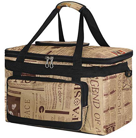 IPENNY Large Art Storage Bag Waterproof Premium Heavy Duty Spacious Carry Tote Bag Drawing Tool Organizer with Handle Shoulder Strap for Palette Paints Brushes Pencil Sketchbook