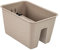 PAFEN Geländerkasten Blumenkasten Rattan-Optik DRLB400 13L Mocca Balkonkasten Kasten