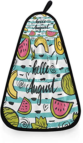 BIGJOKE Handtuch Badetuch Küche Tropische August Wassermelone Druck saugfähig Wischtücher Waschlappen Reinigung Spüllappen mit praktischer Aufhängeschlaufe schnell trocknend für Badezimmer