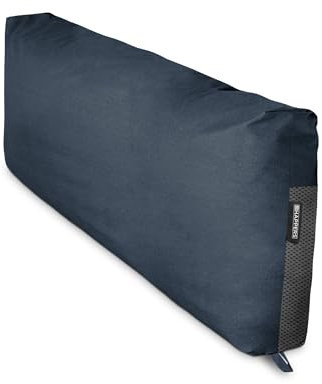 Happers Coussin Palette en Naylim Imperméable pour Extérieur 120x45 Gris Pétrole