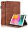 Aswant Custodia Galaxy Tab A 2019 8 pollici Cover in pelle PU Portafoglio Porta Carte Tablet Custodia con Porta Penna per Samsung Galaxy Tab A 8.0 2019 Albero in rilievo SM-T290/SM-T295 - Marrone
