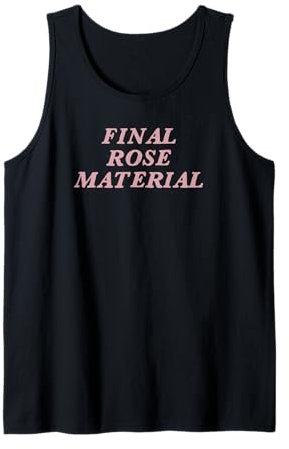 Final Rose Material Tank Top