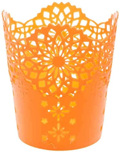 Anawakia Support pour pinceaux de maquillage - Pot à crayons - Organiseur de maquillage - Orange