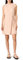 Amazon Essentials Robe Droite Légère en Georgette À Col Fendu Et Manches Flottantes Coupe Décontractée Femme, Rose Blush, L