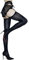HTRUIYATY Bas pour Porte-Jarretelles Femme Sexy Huileux Brillant Soyeux Collants Jarretelles 8 Den Noir