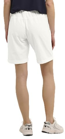 KAFFE Shorts KAnaya Damen Shorts Kurze Hose Sommer Freizeithose Leichte Kordelzug mit Taschen Chalk 40