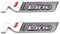 N-Linien-Emblem-Aufkleber, Logo-Aufkleber, Emblem, Dekoration, Auto-Abzeichen, Emblem, 2 Stück (Silber-Schwarz)