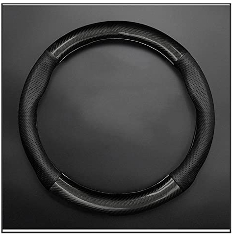 Auto Lenkradbezug Für Mercedes Für Benz E-Klasse W212 E 200 260 300 2009 2010 2011 2012 2013 Kohlefaser-Kuhleder-Auto-Lenkradbezug Lenkrad Abdeckung (Farbe : 12)