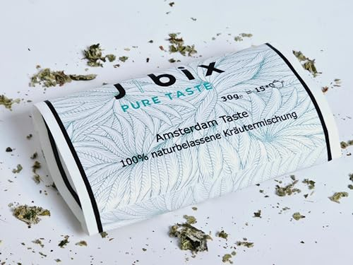 Jibix Kräuter Tee Amsterdam Taste 100% naturbelassen 30g | Eibisch | Himbeerblätter | Salbei | Minze
