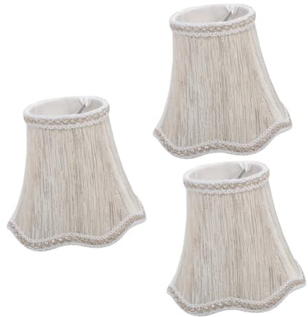 DOITOOL 3 Stk Lampenschirm Aus Stoff Schattierungen Von Licht Lampenschirme Für Tischlampen Leichte Abdeckung Helle Farbtöne Für Glockenlampenschirm Pendelleuchte Gefühlt Schreibtischlampe