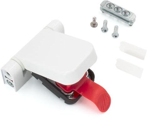 Mila ProSecure uPVC Door Flag Hinge (Single) - 18mm, White