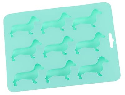HEMOTON Silikon Eiswürfelform Cartoon Hund Design Kleine Schale Für Diy Eiswürfel Kuchen Fondant Und Süßigkeiten Herstellung