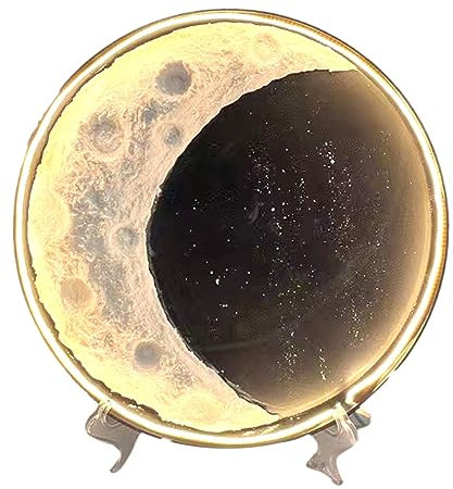HERCHR Mondlampe, Halbmondlampe, Schwebende Mondlampe, Mondlampen Für Schlafzimmer, Mondlampe Für Kinder