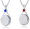 Aidenn h2o plötzlich meerjungfrau kette Set Halskette mit Mermaid Melody Weißer Zirkon Medaillon Anhänger, Personalisierte Amulett für Bilder Geschenk für Frauen Teenager Mädchen