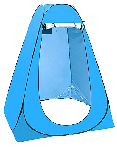 Zelt Tragbares Pop-up-Duschzelt für den Außenbereich, Camping-Toilettenzelt, wasserdicht, regensicher, Winddicht, Strandzelt für Camping, Strand und Wandern, Toilette und Umkleider