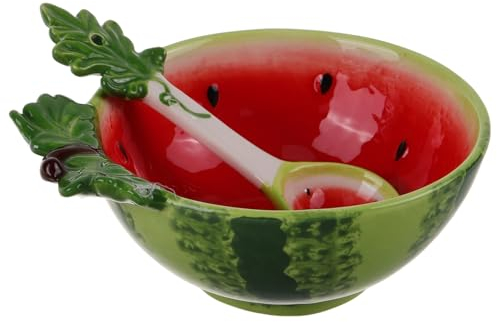 Cabilock Cuenco De Cerámica Para Sandía Plato De Aperitivo Plato De Postre Con Forma De Fruta Ensalada Cuencos De Pasta Bandeja Para Servir Comida Para Fruta Queso Postre Merienda Con