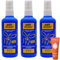 Anti Brumm Kids Sensitive 3x 75 ml I Schutz gegen Mücken und Zecken I Mückenspray I Für zu Hause, Reise, Tropen I Icaridin I Kinder ab 1 Jahr I empfindliche Haut I Spar-Set plus Pharma Perle give-away