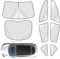 Parasol de Coche Compatibilidad Tesla Model Y, Parasol para Parabrisas, Adecuado para el Modelo, Protección de La Privacidad Y Almohadilla Térmica Ultravioleta Parasol Coche Tesla Model Y