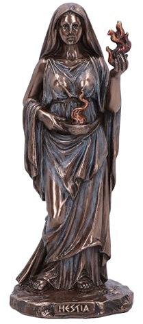 Nemesis Now Hestia Göttin des Hauses und des Herdes 16 cm, Kunstharz, gegossen aus feinstem Harz, fachmännisch handbemalt