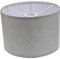 CRILSTYLEO Pantalla de Lámpara de Mesa para El Hogar Cubierta de Lámpara de Pie 26 X 19 Pulgadas Lino Gris Diseño Desmontable Fácil Instalación