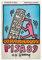 NENGKUAI Keith Haring Poster 1989 Pisa Wandkunst Poster Leinwanddruck dekoratives Gemälde, ungerahmt, 20 x 30 cm
