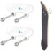 Skateboard Wandhalterung,Skateboard Zubehör Metall Mit Montagezubehör,Skateboard Halterung Acryl für Skateboard Deck Display und Lagerung,Skateboard Halterung Wand für Wohnzimmer,Garage,2 Stück