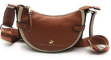 Beverly Hills Polo Club Bequeme, praktische und geräumige Einkaufstasche mit Reißverschluss, Leder