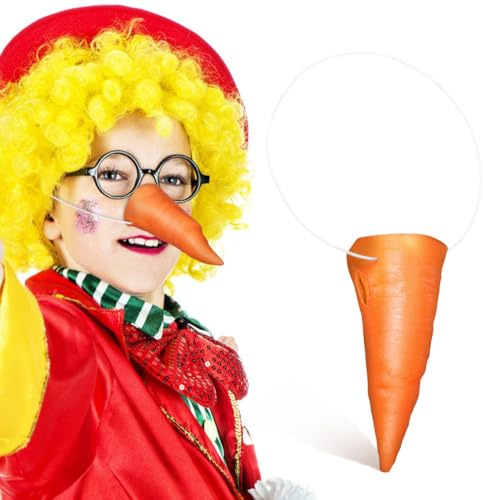 VICASKY Karottennase Schneemann Nase Karotten Schneemann Kostü Lustiges Accessoire Partys Cosplay Und Weihnachtsdekoration Fake Kreative Bastelprojekte Und Verkleidung