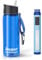 Joypur borraccia con filtro per esterna 650 ml borraccia filtrante acqua con 5 strati di materiali filtranti filtro acqua per sport campeggio sopravvivenza ecc. (Blu)