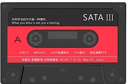 Surluoen 2,5 Pulgadas USB 3.0 SATA Externo HDD SSD Carcasa de Disco Duro A Disco USB Disco de Estado SóLido Disco Duro para PC PortáTil