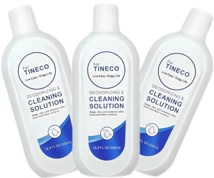 Solution Liquide De Nettoyage Des Sols 500ml |Compatible Avec Tineco Floor One S3/S5/iFloor/Breeze/S5 Combo/S7 Pro Robot Aspirateur Pièces Décontamination(3pcs)