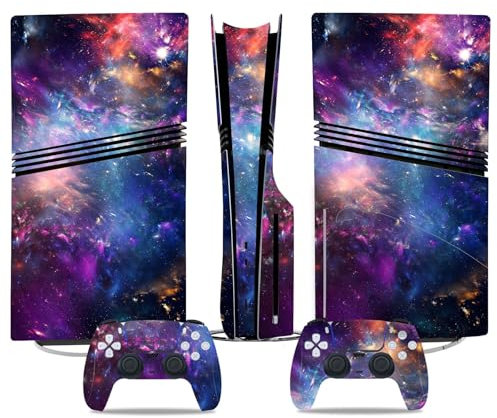 Per PS5 Pro Skin Disc Edition & Per PS5 Pro Skin Digital Edition Console Controller Vinyl Cover Skins Wraps Scratch Resistant Compatible 95065 Nessuna Schiuma Senza Bolle(Digital Edition)