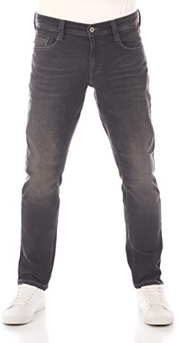 MUSTANG Jeans Herren Stretch Oregon Tapered Fit Jeanshose Hose Denim, Länge:32L, Farbe:Denim Black (1009376-883), Weite:40W