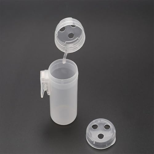 Honseadek Carp Si Pots Transparenter Adapter Weiß mit Anti-Spill All Plus zum Angeln Design Pole Stangen Pellet Cup Feeder (S)