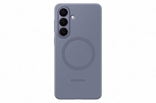 Samsung Silicone Magnet Smartphone Case EF-ES947, Hülle für das Galaxy S26+, Handy-Hülle mit Magnetring zur Anbringung von Zubehör, Silikon, Schutz Case, stoßfest, dünn und griffig, Blue Violet