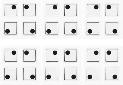 YINETTECH 24pcs Silver Adhesive Hob Stickers 11x11mm for Most Cooktops