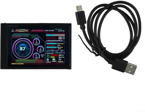 3.5 Zoll IPS Display für aida64 für usb-c Drehbar 3.5 Zoll IPS