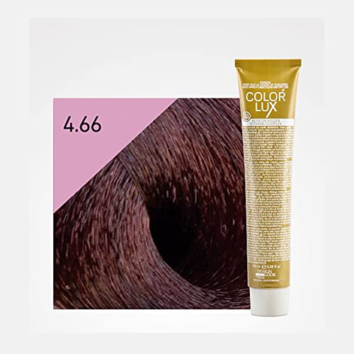 Design Look Crema Colorante Permanente Color Lux 4.66 Castaño Rojo Intenso 100mL
