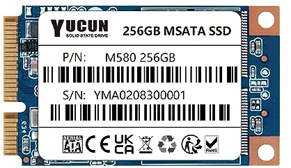YUCUN MSATA III 256GB Internal Solid State Drive SSD