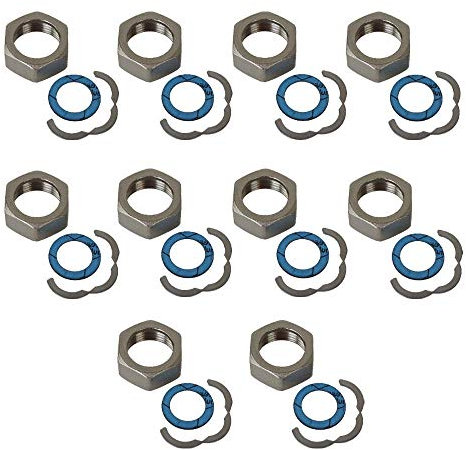 10 Stück Anschluss Set DN20-1'' für Edelstahl Wellrohr 3tlg. Verschraubung Solarrohr Solarleitung Fitting Montage