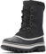 Sorel Caribou WP, Stivali da Neve Impermeabili Uomo, Nero (Black/Dark Stone), 47 EU