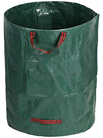 Garden Yard Waste Bags Sacks, Reuseable Gardening Lawn Leaf Bag,Garden Tote Debris Container Grass Bin Landscape Pool Leaves Collector,272 Liter