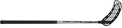 FAT PIPE Floorball Schläger Comet 33 PRO Silver (Schaftlänge 75 cm, Linke Hand Oben am Schläger, sogenannter Rechtsausleger)
