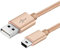Cable Mini USB 2M USB 2.0 a Mini B Cable Cargador y Transferencia de Datos Compatible con Dash CAM, Controlador PS3, Reproductor MP3, PDA, Cámara, Escáner y Más Dispositivos Mini USB (Oro)