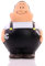 SQUEEZIES® Herr Bert® Schrauber Bert Schwarz - Knautschfigur zum Stressabbau - Stressball Anti-Stress Beschäftigung Stressbewältigung - Geschenk Arbeit Kollegen Mitarbeiter Kunden Freunde